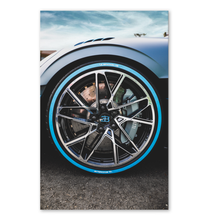 Load image into Gallery viewer, Bugatti Wheel on Poster
