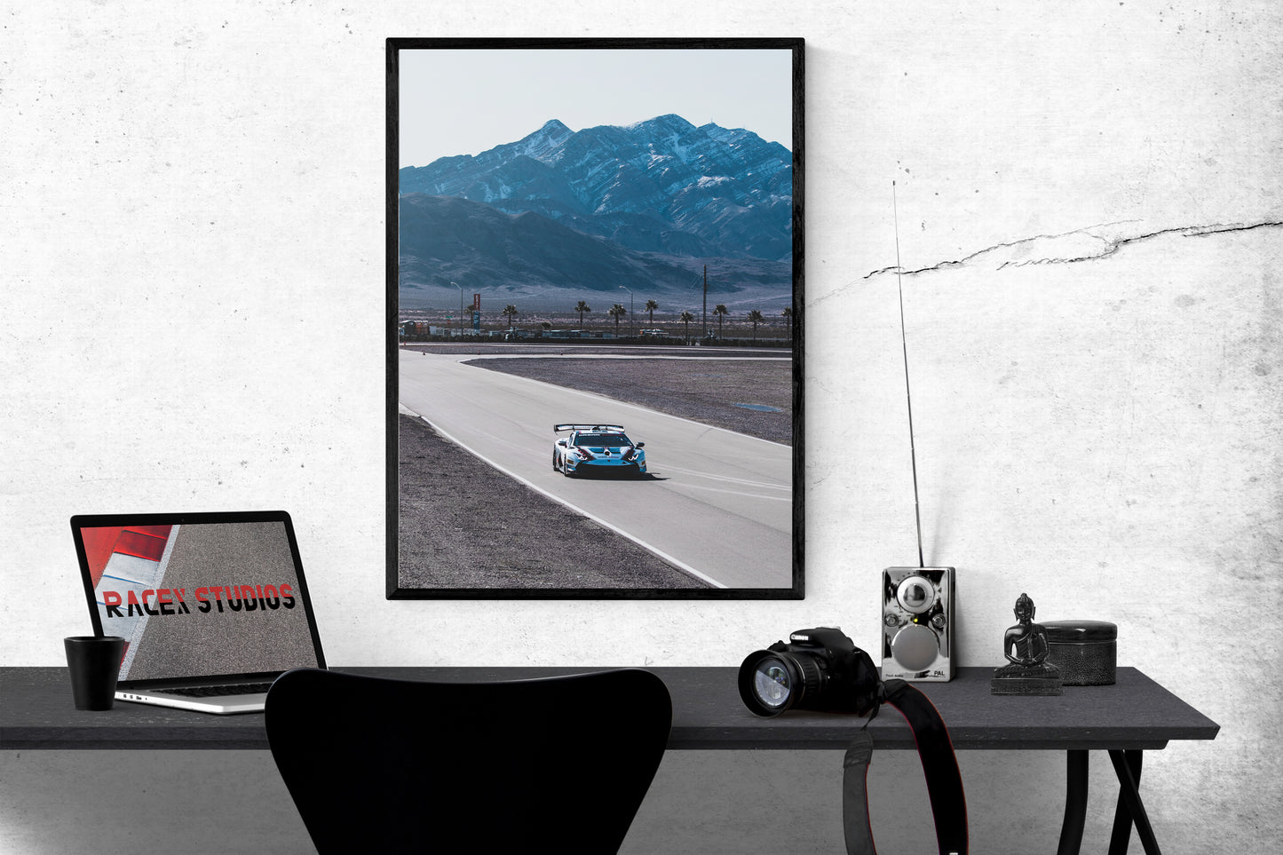 Lamborghini Super Trofeo | Las Vegas Speedway on Poster