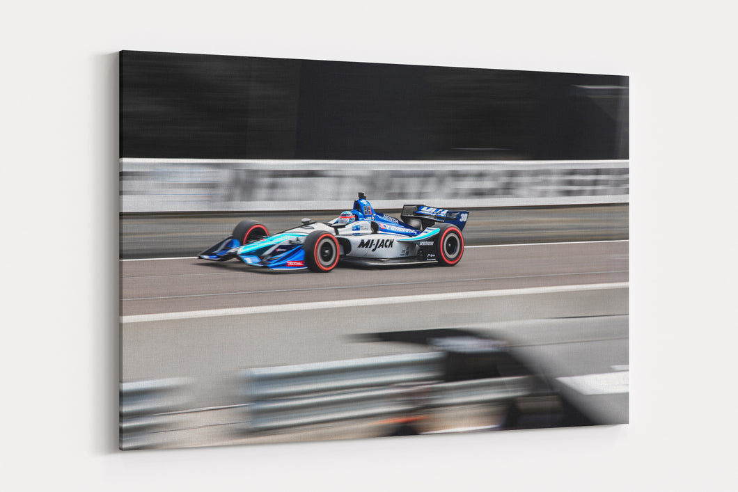 Indy Car | Barber Motorsports Track on Canvas