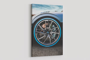 Bugatti Wheel on Canvas