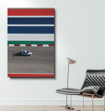 Load image into Gallery viewer, White BMW | Circuit of the Americas on Canvas