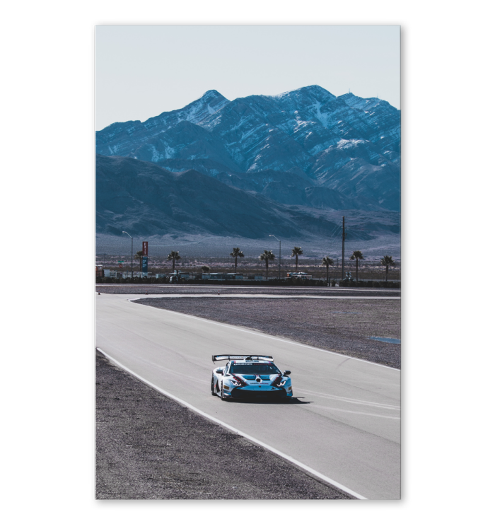 Lamborghini Super Trofeo | Las Vegas Speedway on Poster