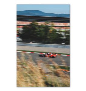 Audi R8 GT3 | Circuit of Barcelona-Catalunya on Poster