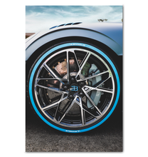 Load image into Gallery viewer, Bugatti Wheel on Canvas